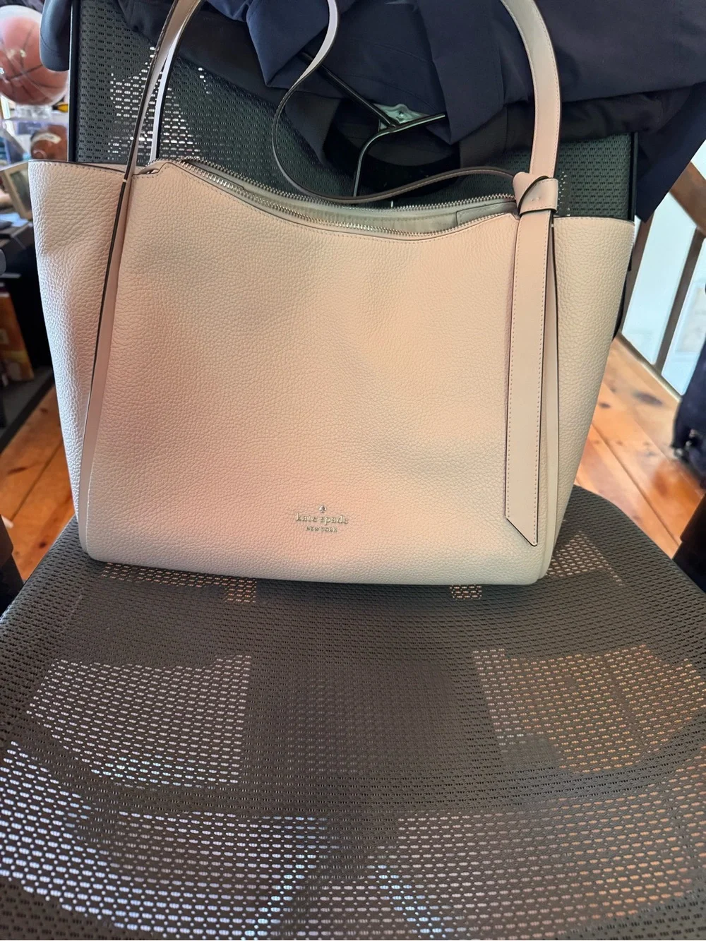 kate spade Pale Blush Leather Shoulder Bag- Knott Tote Bag
